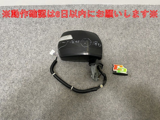 N-BOX/NBOX Nボックス カスタム/JF1/JF2 純正 右 ドアミラー 7線 ウインカー付 ミラーなし P9292  スマートブラック NH850 ホンダ(146058)