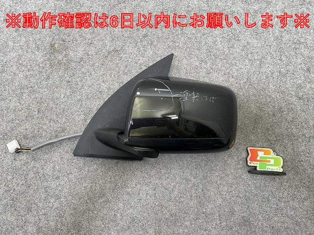 エクストレイル/X-TRAIL T31/DNT31/NT31/TNT31 純正 左 ドアミラー 7線 Murakami 8584/8578 ダイヤモンドブラック G41 日産(146088)