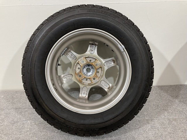 タント/エヌボックス/スペーシアサクシード 社外 タイヤホイールセット ラジアル 13Jx4.00/ET42/4穴 4H/PCD100/ハブ径65mm (146090)
