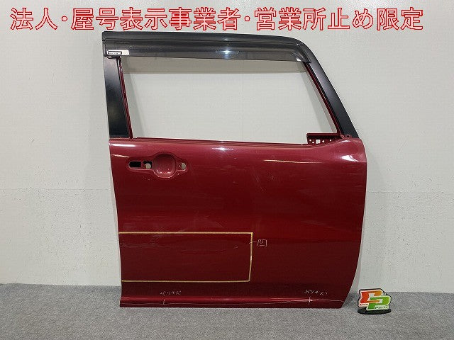 ハスラー MR31S/MR41S 純正 右 フロント ドア バイザー付 フェニックスレッドパール ZLB スズキ(146100)