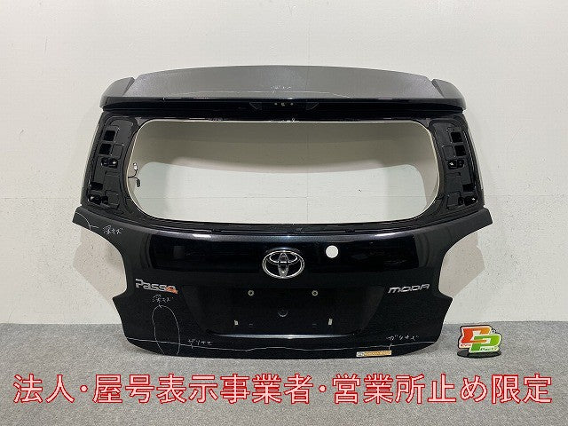 パッソ/ブーン M700A/M710A/M700S/M710S 純正 リアゲート/バックドア/リアハッチ 67500-B1080 ブラックマイカメタリック トヨタ(146101)
