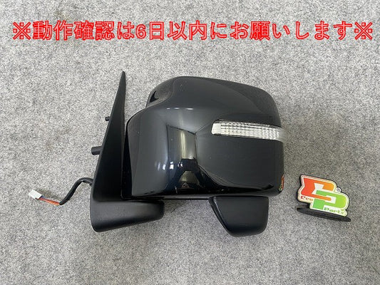 ジムニー JB64W 純正 左 ドアミラー 8線 ウインカー付 ishizaki 045367/W0900 84702-77R73-ZJ3 ブルーイッシュブラックパール3 ZJ3(146148)