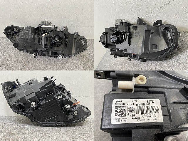 4シリーズ Mスポーツ F32/F33/F36 純正 後期 左 ヘッドライト/ランプ LED 63.11-8738707-02 VALEO 90169745ZM02 BMW(146161)