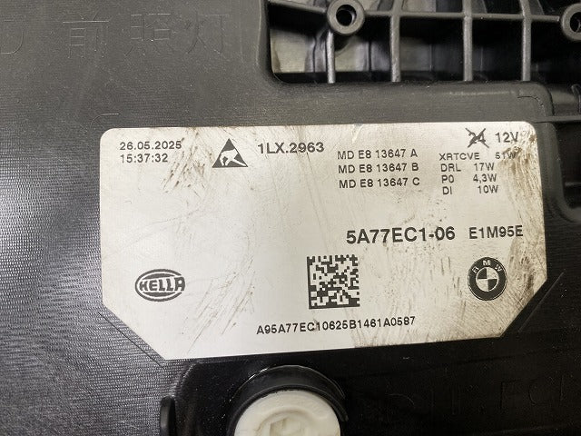 X2 U10 純正 左 ヘッドライト/ランプ LED HELLA 5A77EC1-06 BMW(146195)