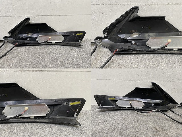 プリウス 50系/ZVW50/ZVW51/ZVW55 純正 前期 フロント スポイラー /デイライト 左右セット モデリスタ LED ブラック ソリッド(146196)
