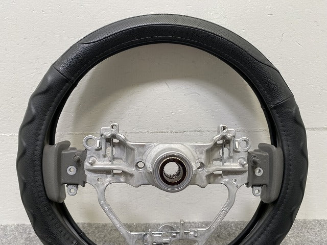 エブリィワゴン DA17W 純正  ステアリング/ハンドル ハンドルカバー付き GS120-05670 グレー ソリッド スズキ(146209)