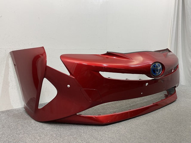 プリウス 50系/ZVW50/ZVW51/ZVW55 純正 前期 フロント バンパー 52119-47700 エモーショナルレッド 3T7 トヨタ(146210)