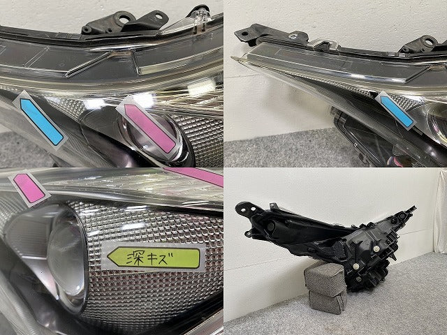プリウス 50系/ZVW50/ZVW51/ZVW55 純正 前期 左 ヘッドライト/ランプ LED 刻印C3 KOITO 47-75 81185-47691 トヨタ(146257)