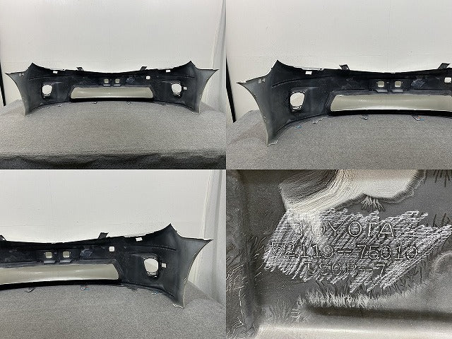 サイ/SAI AZK10 純正 前期 フロント バンパー 52119-75010 ホワイトパールクリスタルシャイン 070 トヨタ(146264)
