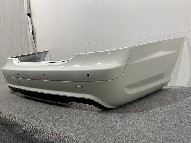 Sクラス W221 純正 リア バンパー A221 885 05 25 ホワイト ソリッド メルセデスベンツ(146279)