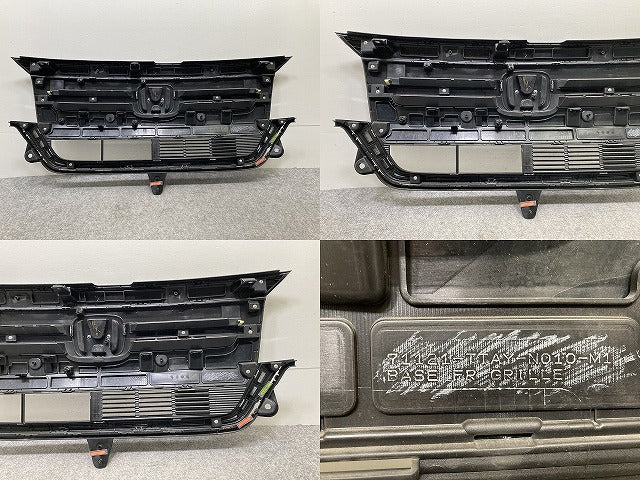 N-BOX/NBOX Nボックス JF3/JF4 純正 後期 フロント グリル/ラジエーターグリル 71121-TTAY-N010-M1 クリスタルブラックパール(146301)