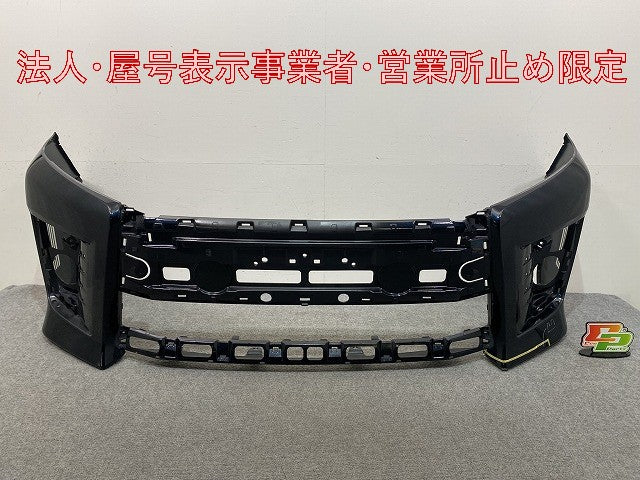 ヴォクシー VOXY ZS 80系/ZRR80W/ZRR85W 純正 前期 フロント バンパー 52119-28J00 イナズマスパーキングブラックガラスフレーク(146316)
