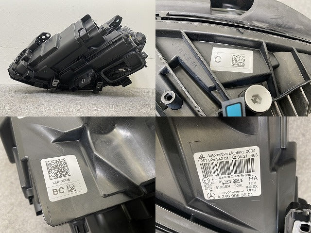 Bクラス W246 純正 右 ヘッドライト/ランプ LED AL Automotive Lighting A246 906 36 01 A2469063601 BMW(146341)