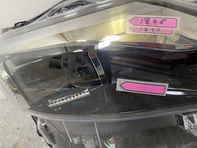 ジャンク!ルークス ハイウェイスター B44A/B45A/B47A/B48A 純正 前期 右 ヘッドライト/ランプ LED レベライザー 刻印7 100-2377Y(146352)