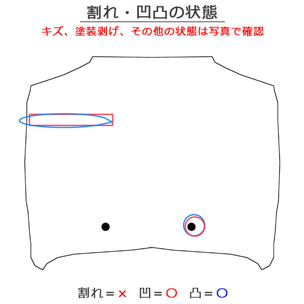 シエンタ 170系/NSP170G/NCP175G/NHP170G 純正 ボンネット/エンジンフード アルミ製 ホワイトパールクリスタルシャイン(146356)
