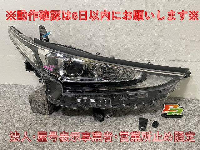 エスティマ アエラス 50系/4型/最終型/ACR50W/ACR55W/GSR50W/GSR55W 純正 後期 右 ヘッドライト レベライザーLED 刻印80 28-236(146361)