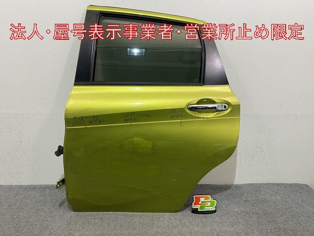 ノート/NOTE E12/NE12 e-POWER/HE12/SNE12 純正 左 リア ドア 内張りガラス付 オリーブグリーン EBA 日産(146365)