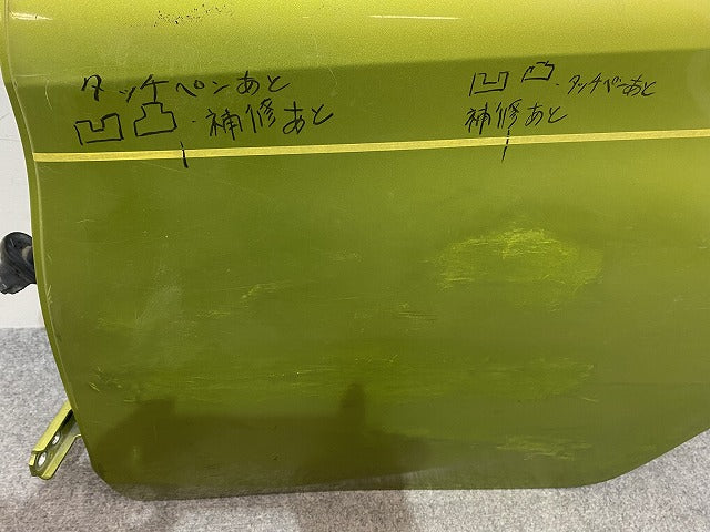ノート/NOTE E12/NE12 e-POWER/HE12/SNE12 純正 左 リア ドア 内張りガラス付 オリーブグリーン EBA 日産(146365)