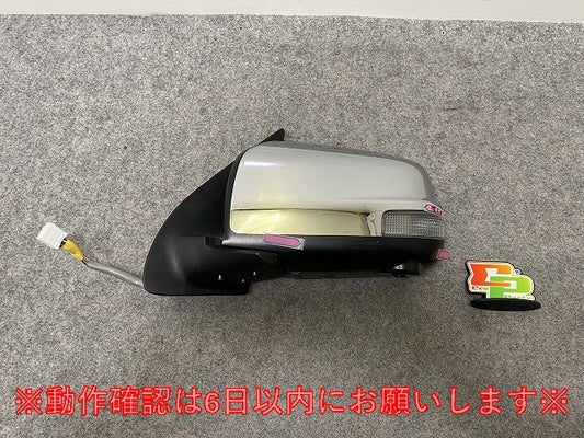 キャラバン NV350 E26 純正 中期 左 ドアミラー 12線 カメラウインカー付 Murakami H397 96302-5YE6C メッキ メタリック 日産(146374)