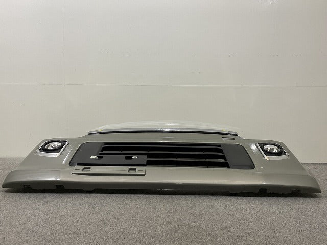 新品!エブリィワゴン DA17W 純正 フロント バンパー フォグロアグリルフォグカバー付 71711-64P モスグレーメタリック WBW スズキ(146375)