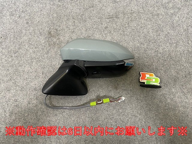 アクア/AQUA MXPK10/MXPK11/MXPK15/MXPK16 純正 左 ドアミラー 13線 ウインカーカメラ付 TOKAI RIKA 049850/52-287 87940-52L11(146376)