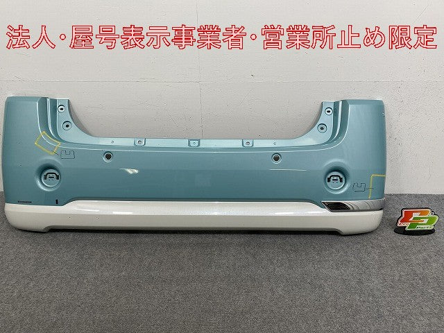 ムーヴ キャンバス/キャンパス LA800S/LA810S 純正 リアバンパー 52159-B2A60/70/80 パールホワイトIII×ファインミントメタリック(146405)