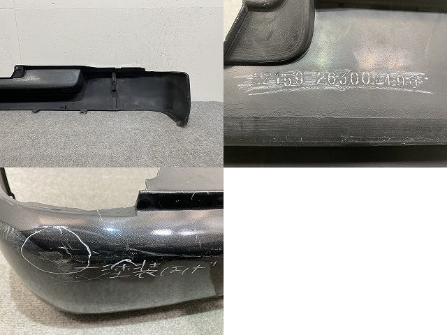 ハイエース 200系/標準 純正 リア バンパー 52159 26300/490 ブラックマイカ 209 トヨタ(146431)