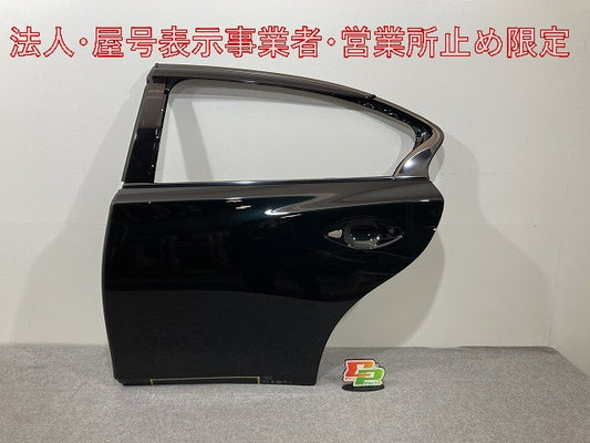 スカイライン/SKYLINE V37/YV37/HV37/HNV37/ZV37 純正 左 リア ドア バイザー付 ガーネットブラック GAC 日産(146449)