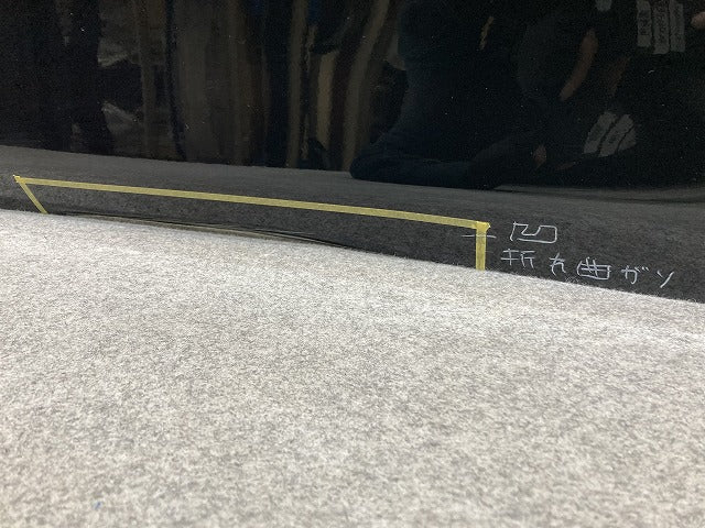 スカイライン/SKYLINE V37/YV37/HV37/HNV37/ZV37 純正 左 リア ドア バイザー付 ガーネットブラック GAC 日産(146449)