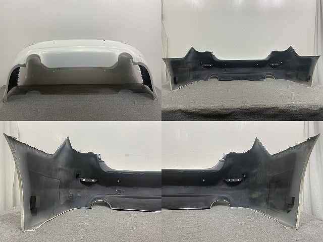 スカイライン/SKYLINE V37/YV37/HV37/HNV37/ZV37 純正 前期 リア バンパー 85022 4GA0H ブリリアントホワイトパール QAB 日産(146454)