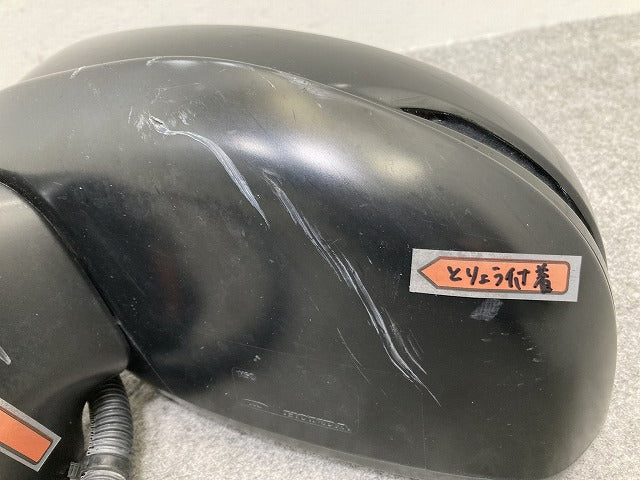 フィット GK3/GK4/GK5/GK6/GP5/GP6 純正 左 ドアミラー 7線 ウインカー付 M62/KT 17 クリスタルブラックパール NH731P(146462)