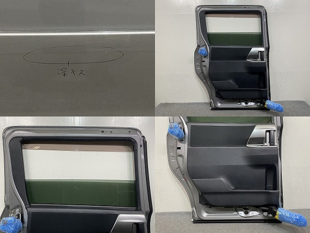 ヴォクシー/ノア 70系/ZRR70G/ZRR75G/ZRR70W/ZRR75W 純正 左 スライドドア 内張りバイザーガラスサイドパネル付 グレーメタリック(146491)