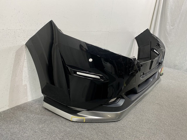 ノート/NOTE E13/SNE13 純正 前期 フロント バンパー スポイラー付 62022 6XJ0H ミッドナイトブラック GAT 日産(146496)