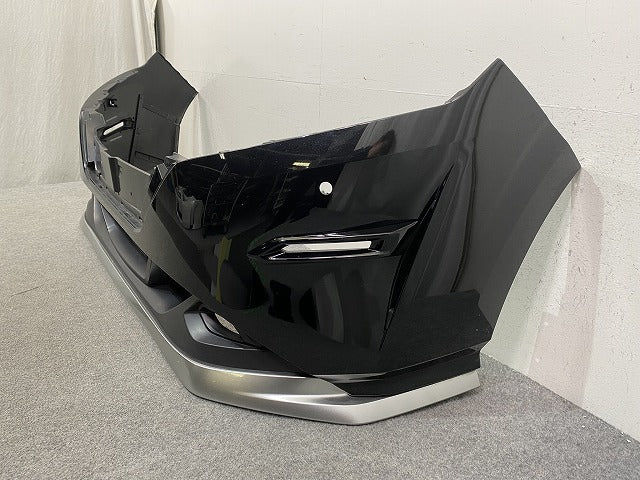 ノート/NOTE E13/SNE13 純正 前期 フロント バンパー スポイラー付 62022 6XJ0H ミッドナイトブラック GAT 日産(146496)