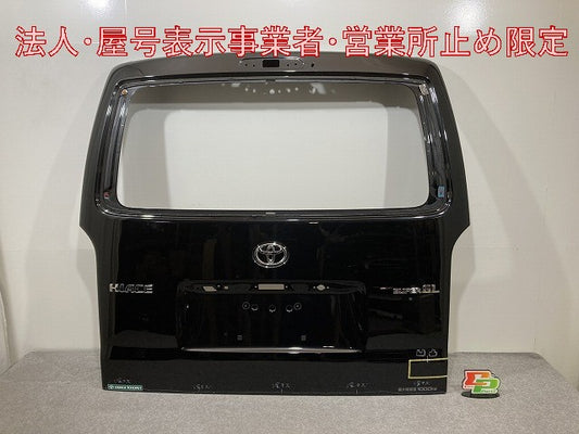 ハイエース 200系/標準 純正 リアゲート/バックドア/リアハッチ ブラックマイカ 209 トヨタ(146545)