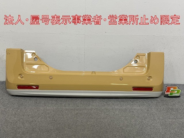 スペーシア MK94S 純正 リア バンパー スポイラーソナー付 71811-53U0 ミモザイエローパールメタリック WB6 スズキ(146552)