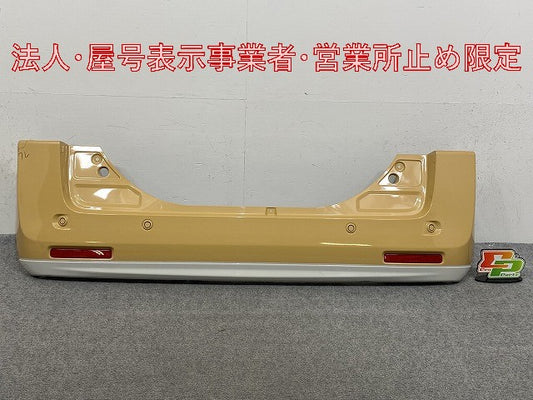 スペーシア MK94S 純正 リア バンパー スポイラーソナー付 71811-53U0 ミモザイエローパールメタリック WB6 スズキ(146552)