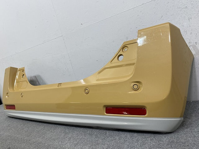 スペーシア MK94S 純正 リア バンパー スポイラーソナー付 71811-53U0 ミモザイエローパールメタリック WB6 スズキ(146552)