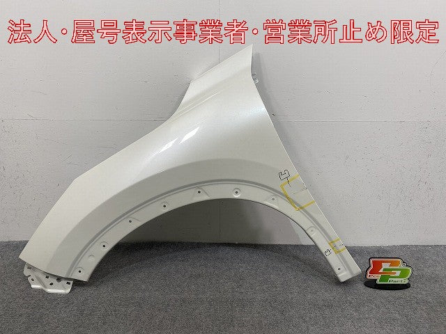 エクストレイル/X-TRAIL T33/SNT33 純正 左 フロント フェンダー ブリリアントホワイトパール QAB 日産(146562)