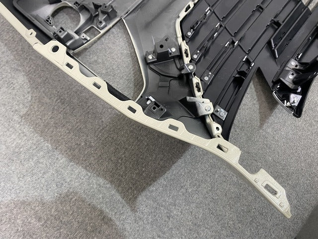 ルークス ハイウェイスター B44A/B45A/B47A/B48A 純正 後期 フロント バンパー グリル付 62022 7NK-0 フローズンバニラパール HAK(146582)