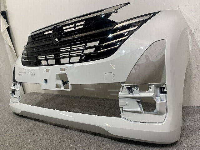 デイズ ハイウェイスター B44W/B45W/B47W/B48W 純正 後期 フロント バンパー グリル付 62022 7MT-0 ホワイトパール QBB 日産(146593)