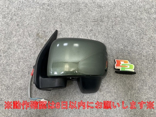 エブリィ DA17V/DA17W 純正 左 ドアミラー 5線 サイドミラー Murakami G660 クールカーキパールメタリック ZVD スズキ(146687)