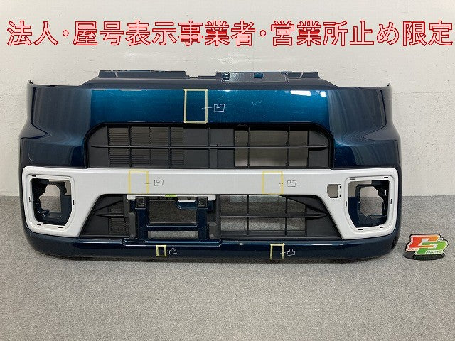 ウェイク LA700S/LA710S 純正 フロント バンパー グリル付 52119-B2B40 ブルーマイカメタリック B58 ダイハツ(146693)