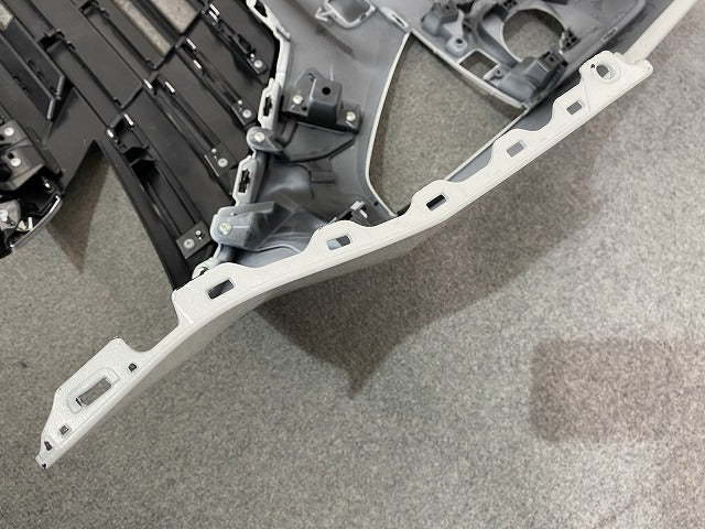 ルークス ハイウェイスター B44A/B45A/B47A/B48A 純正 後期 フロント バンパー グリル付 62022 7NK-0 ホワイトパール QBB 日産(146704)