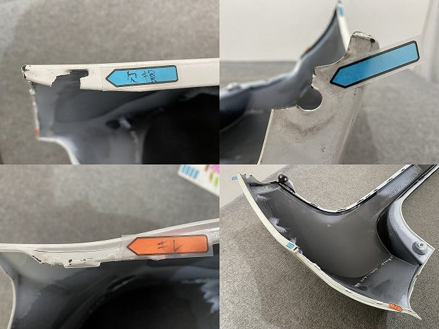 ヤリス KSP210/MXPA10/MXPA15/MXPH10/MXPH15 純正 リア バンパー 52159-k0010/20/50 ホワイトパールクリスタルシャイン 070 トヨタ(146721)