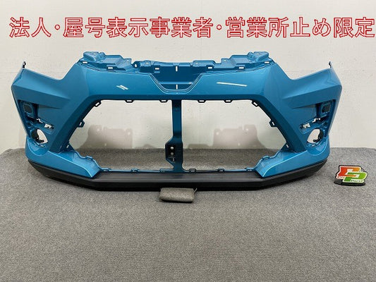 ライズ A200A/A210A/A201A/A202A 純正 フロント バンパー スポイラー付 52119-B1410 ターコイズブルーマイカメタリック B86 トヨタ(146755)