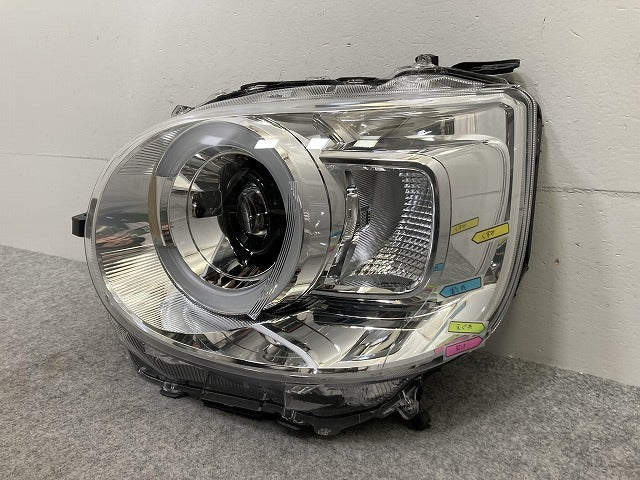 ムーヴ キャンバス/キャンパス LA850S/LA860S 純正 左 ヘッドライト/ランプ LED レベライザー 刻印RL KOITO 100-6908D ダイハツ(146777)