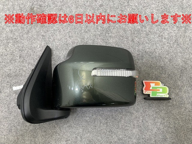 新品!ジムニー JB23W 純正 左 ドアミラー 8線 ウインカー付 ishizaki 61V2/W0900 84702-61LV2-ZVD クールカーキパールメタリック(146814)
