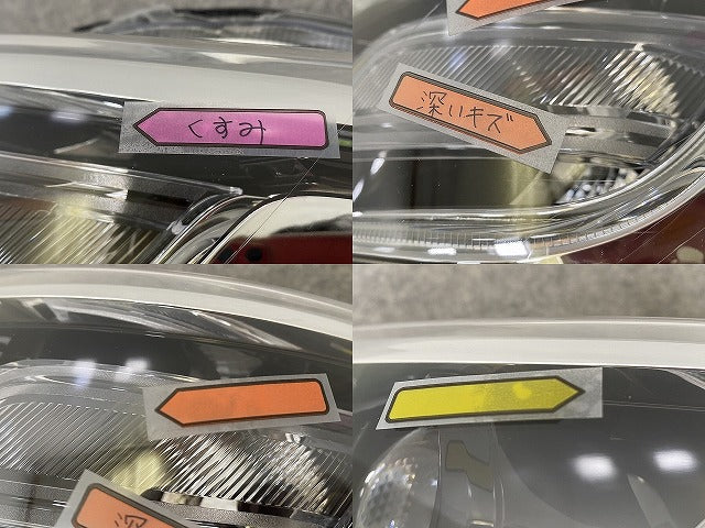 スペーシア カスタム MK53S 純正 左 ヘッドライト/ランプ LED レベライザー ICHIKOH 1960 スズキ(146835)