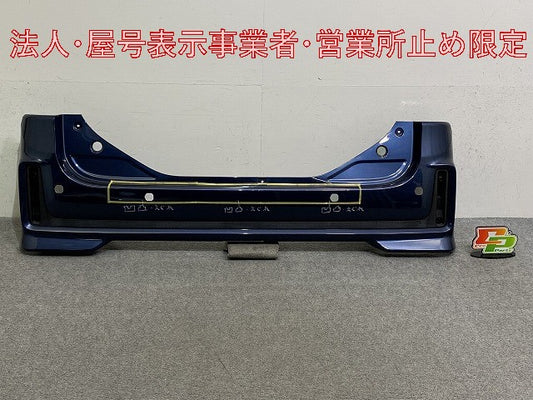 スペーシア カスタム MK53S 純正 リア バンパー 71811-79R5/79R6 インディゴブルーメタリック2 WAL スズキ(146857)